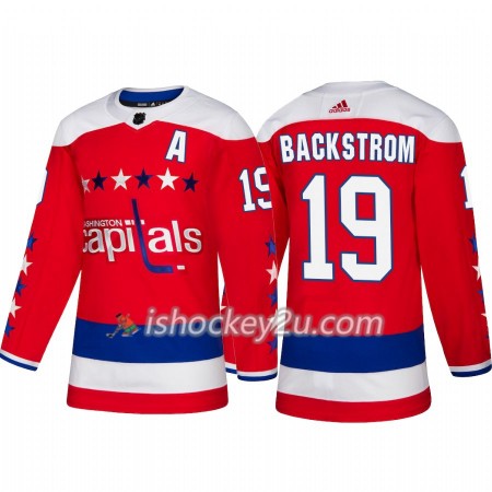 Mænd NHL Washington Capitals Trøje Nicklas Backstrom 19 Adidas 2018-19 Alternate Authentic